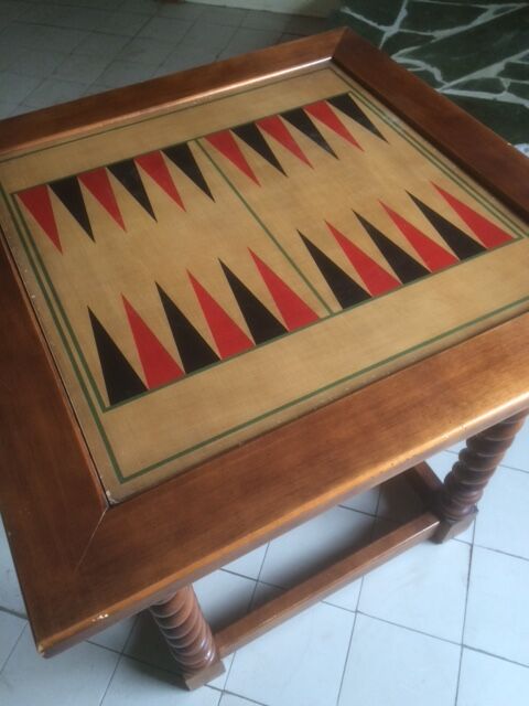 Louis XIII style game table walnut