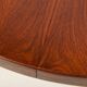 Danish Rosewood pedestal extension table attr. to Gudme Mobelfabrik, 1970s