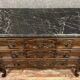 Commode Louis XV Baroque en noyer massif vers 1850-1880