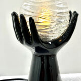 Vintage ceramic hand lamp