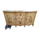 Venetian style lacquered 3-door sideboard