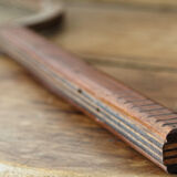 Palm, teak and mahogany game racket
