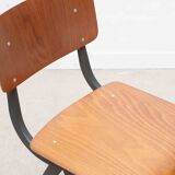 Vintage chair 60s, folded metal structure