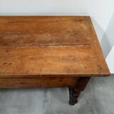 Large farm table - solid cherry - superb patina