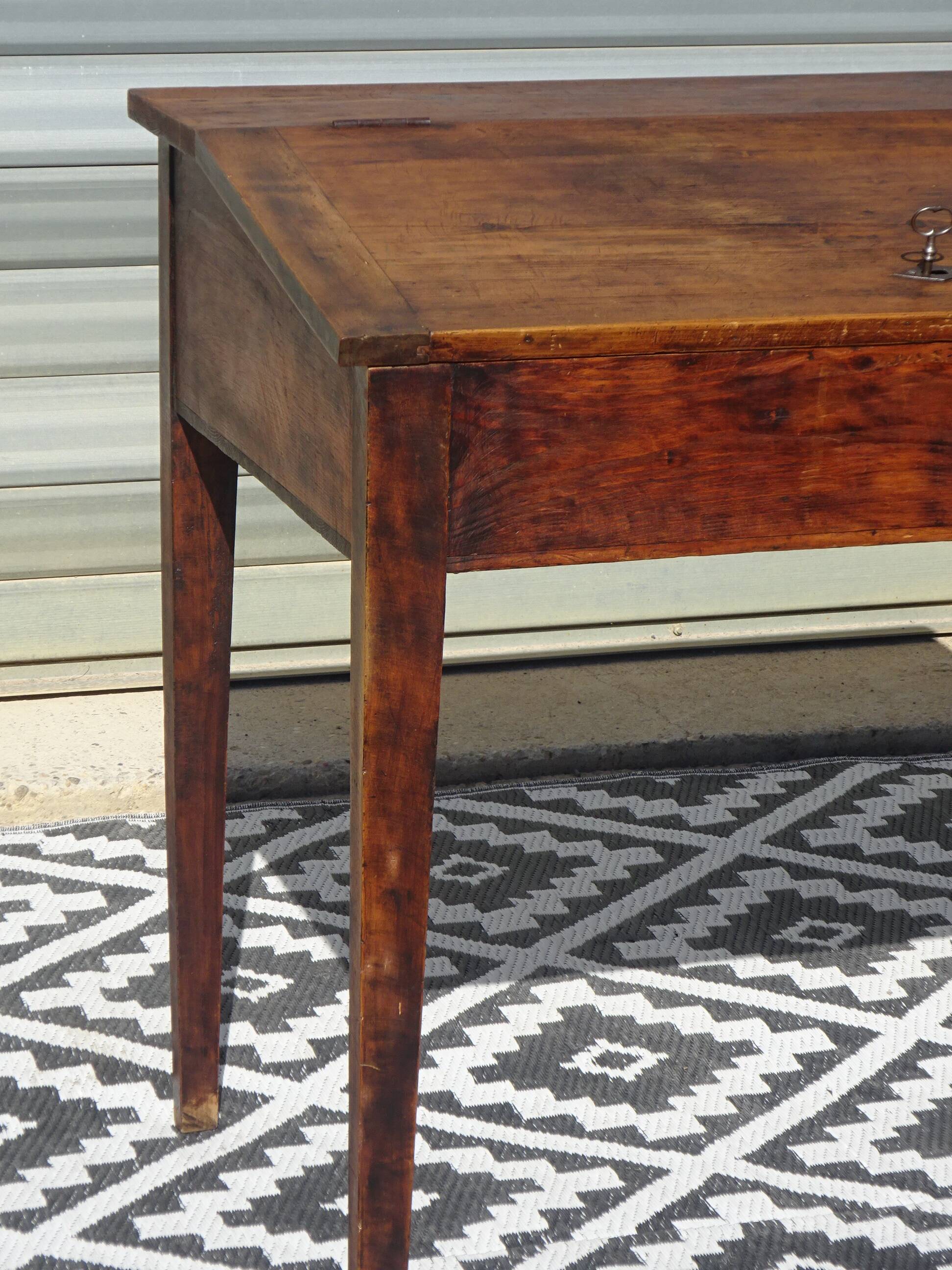 Small vintage desk with storage.