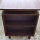 1980s mahogany veneered desk