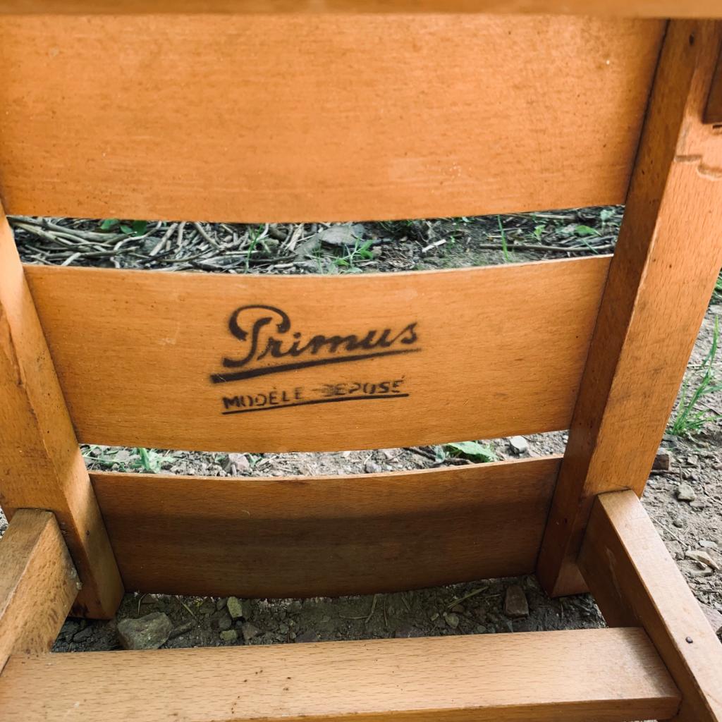 Vintage Primus school chair