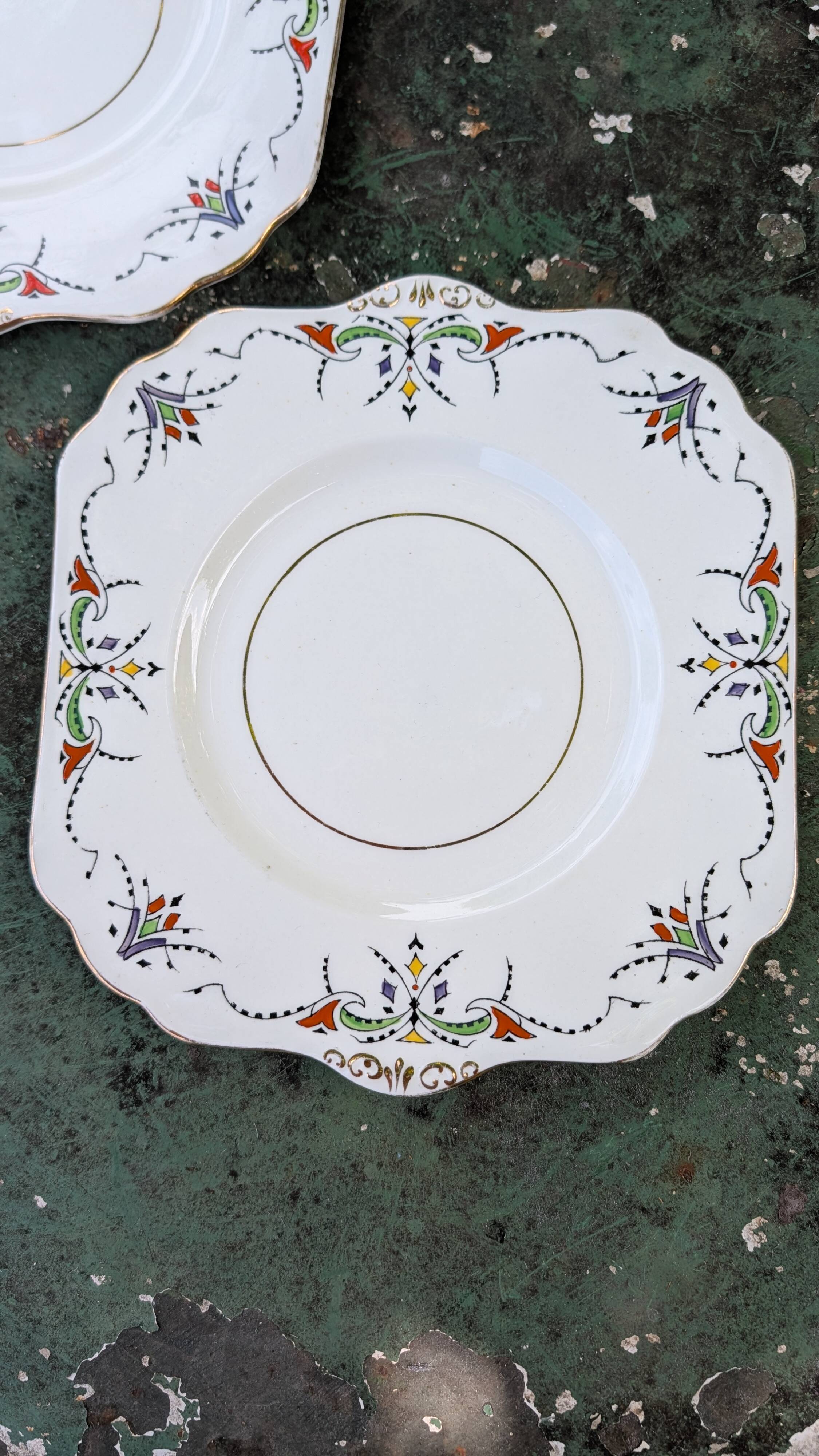 Paire de plats Art déco anglais Gladstone