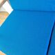 Scandinavian 3-seater sofa blue jersey