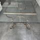 Roche Bobois glass and steel dining table and 6 chairs