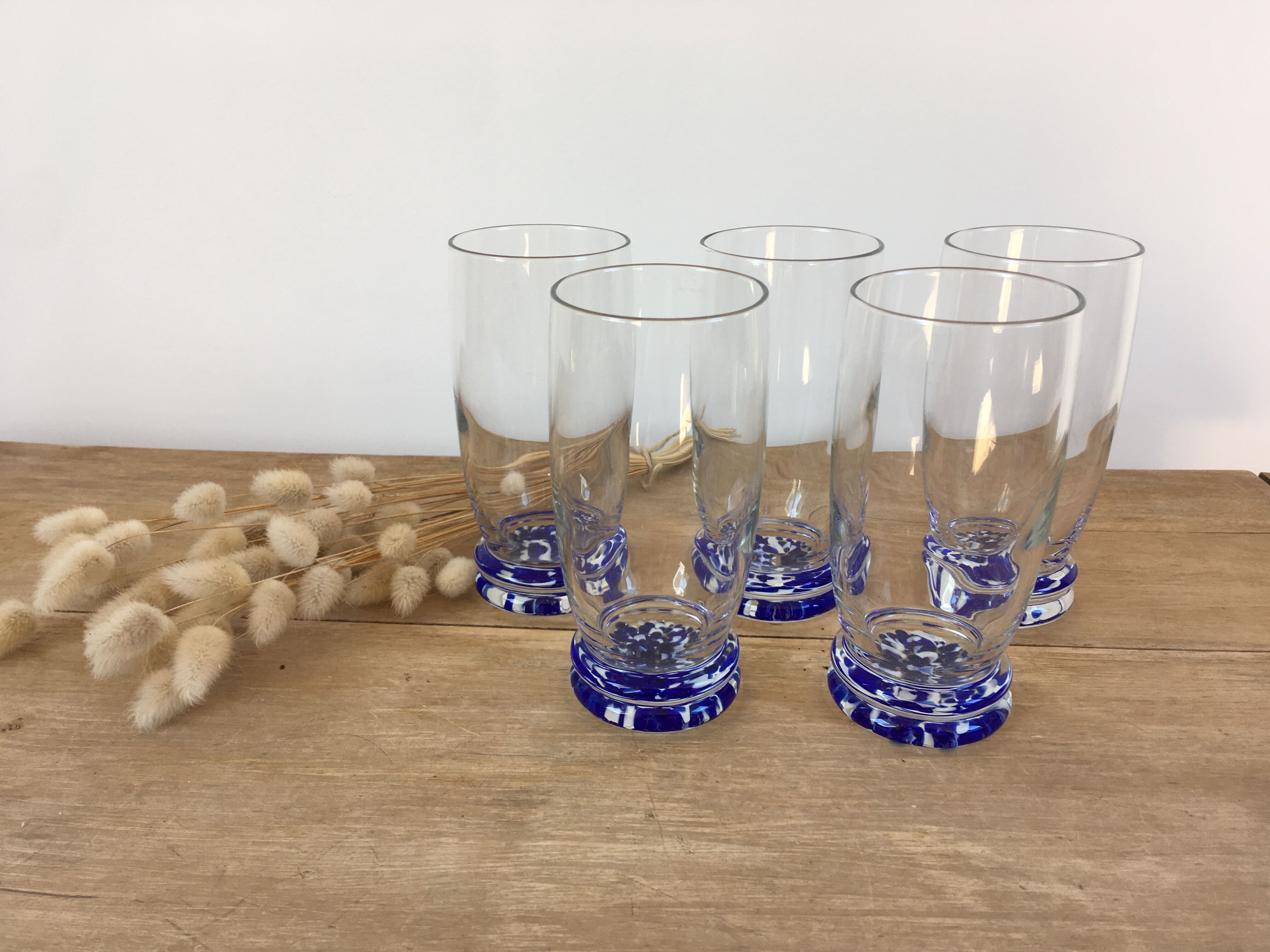 Murano style water glasses