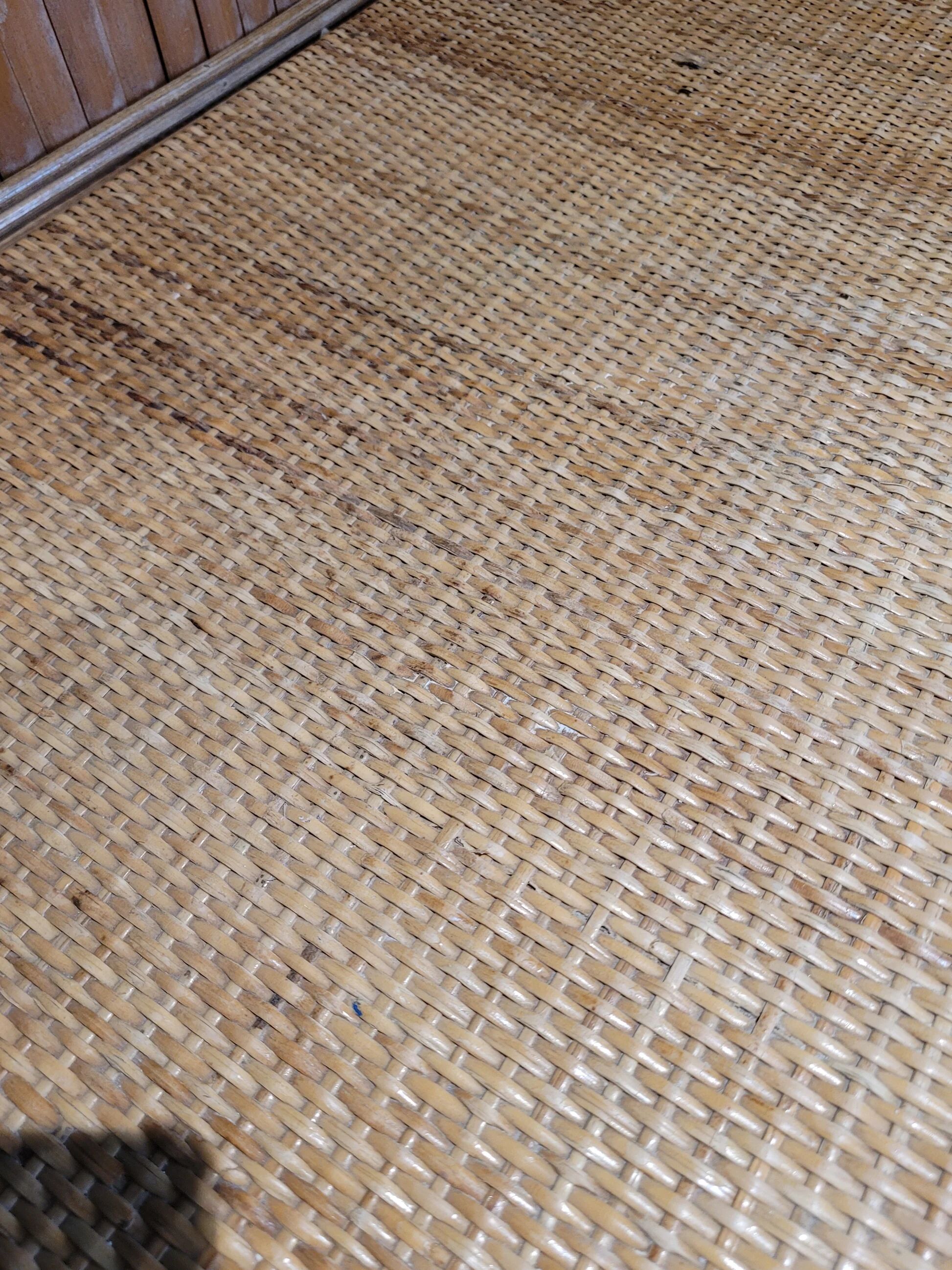 Vintage bamboo and rattan desk