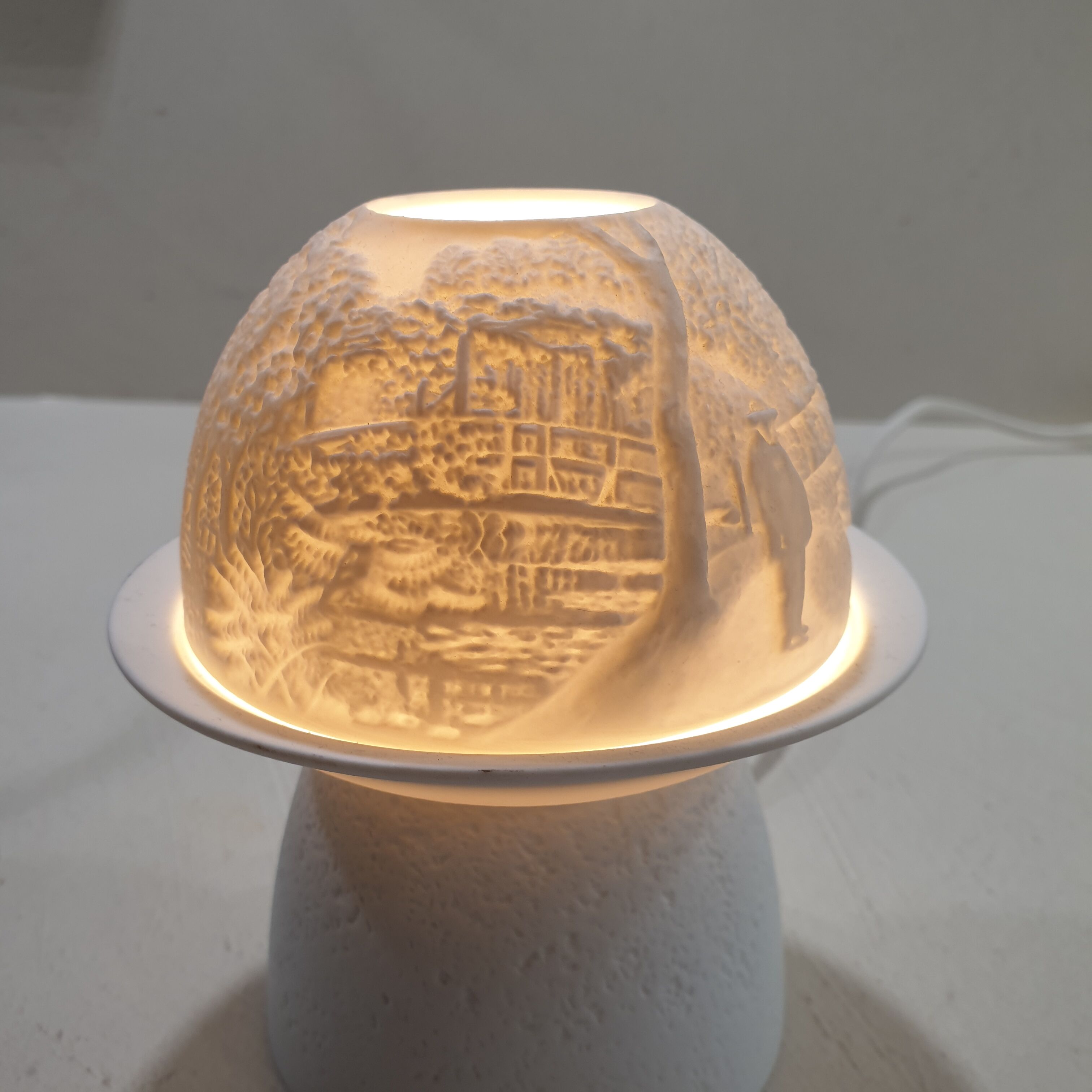 Lithophanie Bernardaud électrifiée Bernardaud