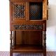 Bar in neo-renaissance style in solid oak