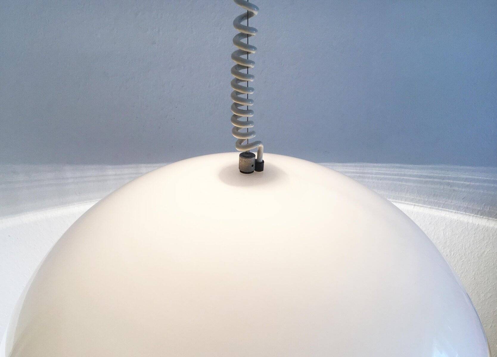 Suspended lamp model Bella di Notte vintage Italian by Franco Bresciani for Guzzini, 1970s.