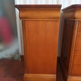 Pair of cherry bedsides