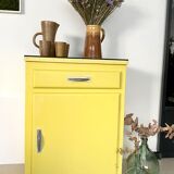 Old yellow vintage jam maker