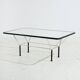 MK10078 Metal and glass coffee table by Niels Bendtsen
