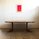 Table danoise en teck extensible, années 1960