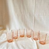 8 Verres rosaline
