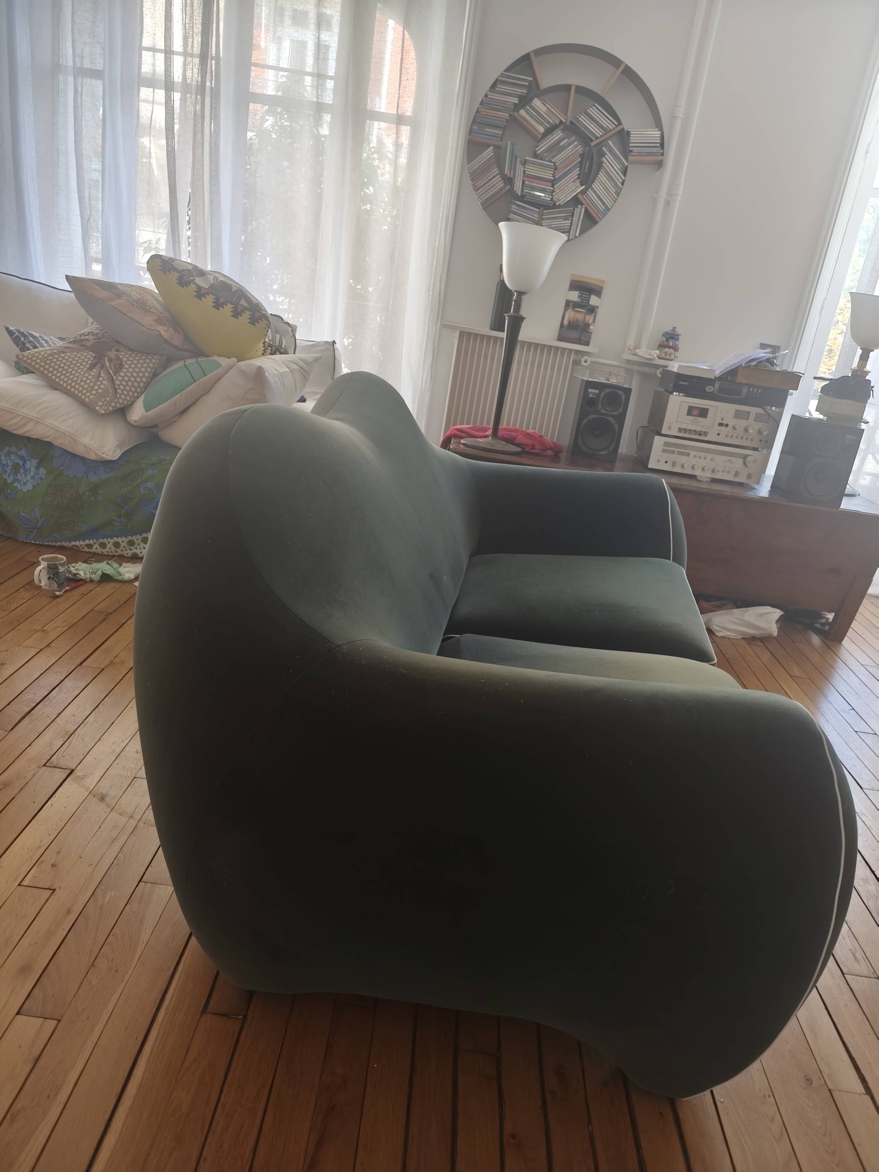 Two-seater sofa by Roche Bobois designed by Christian Lacroix purchased in 2019.