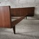 Vintage teak Scandinavian bed