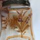 Art Nouveau cookie bucket in enamelled glass