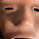 Masque terre cuite reproduction vintage mexique