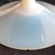 Vintage pink vase and opaline foot 70's