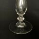 Glass oil lamp blows on foot shower