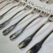 87-piece household cutlery set from Christofle, Versailles model, in metal.