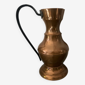 Large copper pitcher