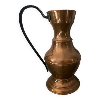 Large copper pitcher