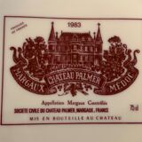 6 plates Limoges Grands Vins de Bordeaux and Châteaux du Médoc