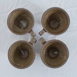 Set of 4 earthenware cups