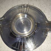 Pique flowers art-deco metal silver Gallia