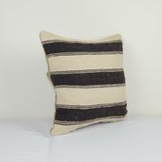 housse de coussin en chanvre turc rayé ak173