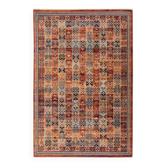 Antique red oriental Persian carpet in wool