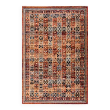 Antique red oriental Persian carpet in wool