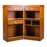 Cabinet de bar en teck vintage par Reno Wahl Iversen pour Dyrlund, Danemark, années 1960.