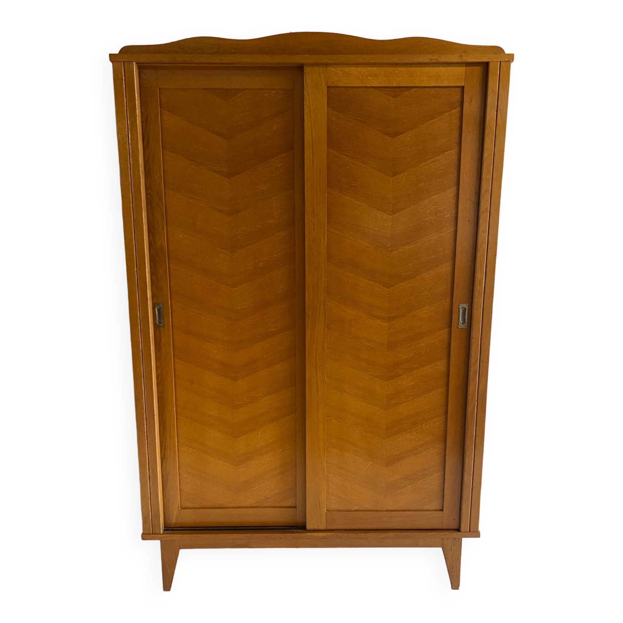 Vintage wardrobe with compass feet