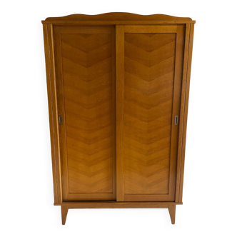 Vintage wardrobe with compass feet