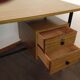 Bureau formica imitation bois 1950