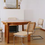 4 chairs cannage and chrome