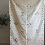 Mat silk cactus sabra woven by hand in the Morocco 136x233cm