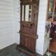 Old walnut cloakroom