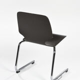 Suite of 3 stackable armchairs model pagholz, flottoto