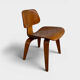DCW chair in walnut by Charles & Ray Eames for Herman Miller, 1950-53
