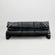 Italian leather three seater sofa by Coralba, 1980s