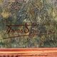 Important oil on canvas, Frans Simon, figurative scene, Belgium, late of the